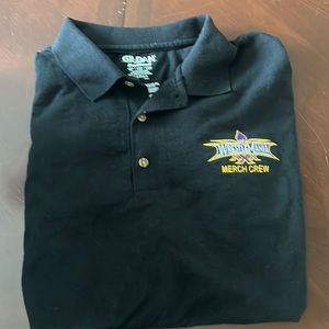 2014 WWE Wrestlemania Merch Crew polo Shirts